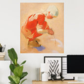 Mädchen am Sand, Helene Schjerfbeck Poster (Heimbüro)