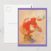 Mädchen am Sand, Helene Schjerfbeck Postkarte (Vorne/Hinten)