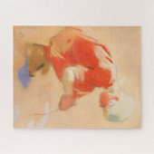 Mädchen am Sand, Helene Schjerfbeck Puzzle (Horizontal)
