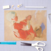 Mädchen am Sand, Helene Schjerfbeck Seidenpapier (Handwerk)