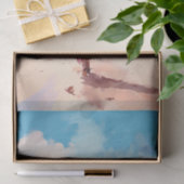 Mädchen am Strand 5 Dekoupage Seidenpapier (Geschenk)