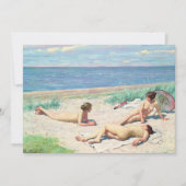 Mädchen am Strand | Paul Fischer (Vorderseite)