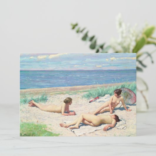 Mädchen am Strand | Paul Fischer (Stehend Vorderseite)