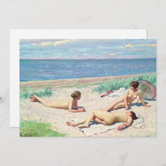 Mädchen am Strand | Paul Fischer (Vorne/Hinten)