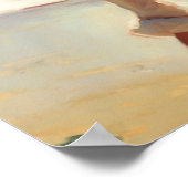 Mädchen am Ufer Poster (Ecke)