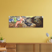 Mädchen an der Küste, c.1884-85 Leinwanddruck (Insitu (Wohnzimmer))