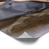 Mädchen an der Küste Poster (Ecke)