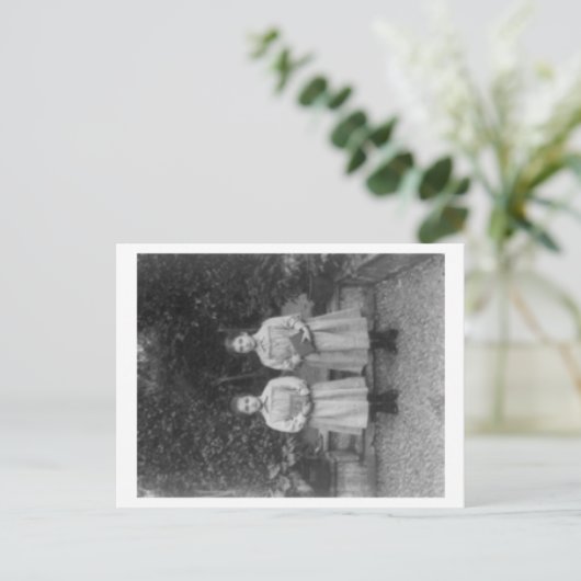 Mädchen an der Privatschule in Istanbul Türkei Postkarte (Stehend Vorderseite)