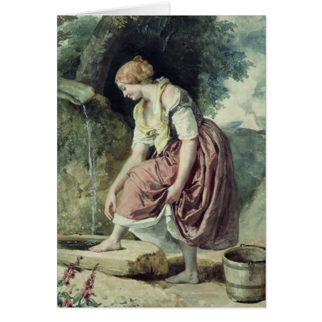 Mädchen an einem Rohr (Vorne)
