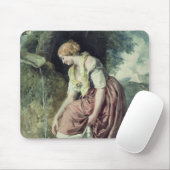 Mädchen an einem Rohr Mousepad (Mit Mouse)