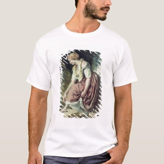 Mädchen an einem Rohr T-Shirt (Vorderseite)