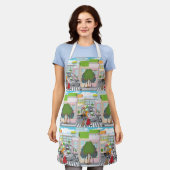 Mädchen an einer Fußgängerüberquerung Schürze (Getragen)