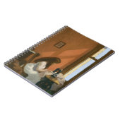 Mädchen an einer Nähmaschine (von Edward Hopper) Notizblock (Linke Seite)