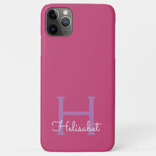 Mädchen, anpassbarer Text, Monogramm, Name oder Fa Case-Mate iPhone Hülle