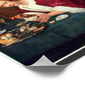 Mädchen aß Austern, Oestereetstertje von Jan Ste. Poster (Ecke)