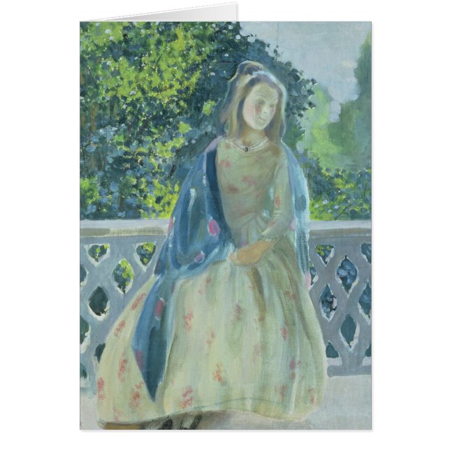 Mädchen auf Balcony, 1900 (Vorne)