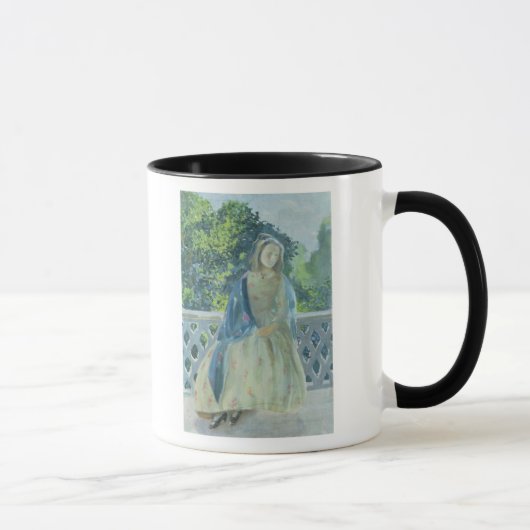 Mädchen auf Balcony, 1900 Tasse (Rechts)