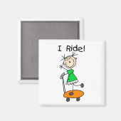 Mädchen, auf das ich stehe Magnet (Vorderseite/Rückseite)