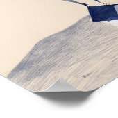 Mädchen auf dem Dach Poster (Ecke)