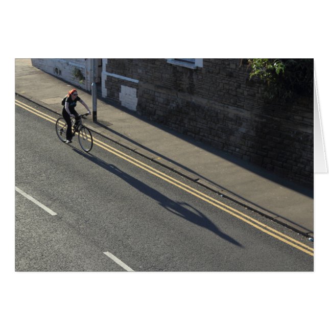 Mädchen auf dem Fahrrad (Vorderseite (Horizontal))