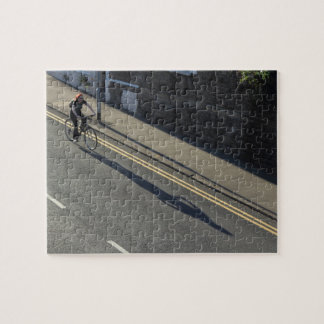 Mädchen auf dem Fahrrad Puzzle