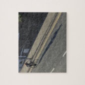 Mädchen auf dem Fahrrad Puzzle (Vertikal)