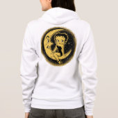 Mädchen auf dem Mond Hoodie (Rückseite)