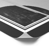 Mädchen auf dem Mond Nummer 3, Felten Art Deco Poster (Ecke)