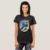 Mädchen auf dem Stern T-Shirt (Vorne ganz)