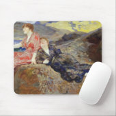 Mädchen auf dem Ufer, c.1884-85 Mousepad (Mit Mouse)