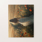 Mädchen auf den Mohnfeldern Puzzle (Vertikal)