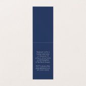 Mädchen auf der Mond ChristmasHoliday Einladung (Innenseite Aufgefaltet)