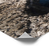 Mädchen auf der Teufelsbrücke in Antigua Canvas Pr Poster (Ecke)