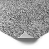 Mädchen auf einem Fahrrad BW Poster (Ecke)