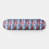MÄDCHEN AUF EINEM ROTEN KAMEL SKATEBOARD (Horizontal)