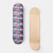 MÄDCHEN AUF EINEM ROTEN KAMEL SKATEBOARD (Vorderseite)