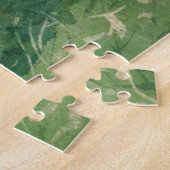 Mädchen auf einer Schaukel (Ländliche Kindheit) (W Puzzle (Seite)