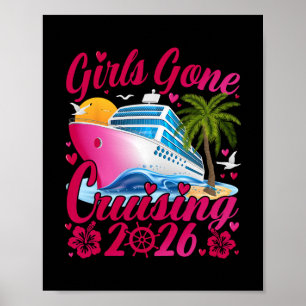 Mädchen auf Kreuzfahrt 2026 Frauen Kreuzfahrt Urla Poster