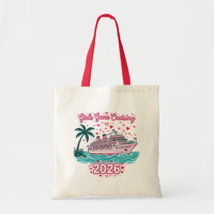 Mädchen auf Kreuzfahrt 2026 Urlaubs-Party-Kreuzfah Tragetasche