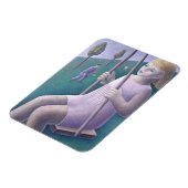 Mädchen auf Schaukel 1996 Magnet (Linke Seite)