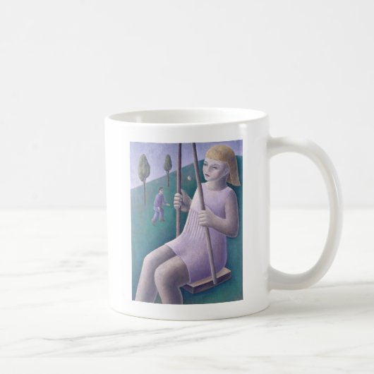 Mädchen auf Schwingen 1996 Kaffeetasse (Rechts)