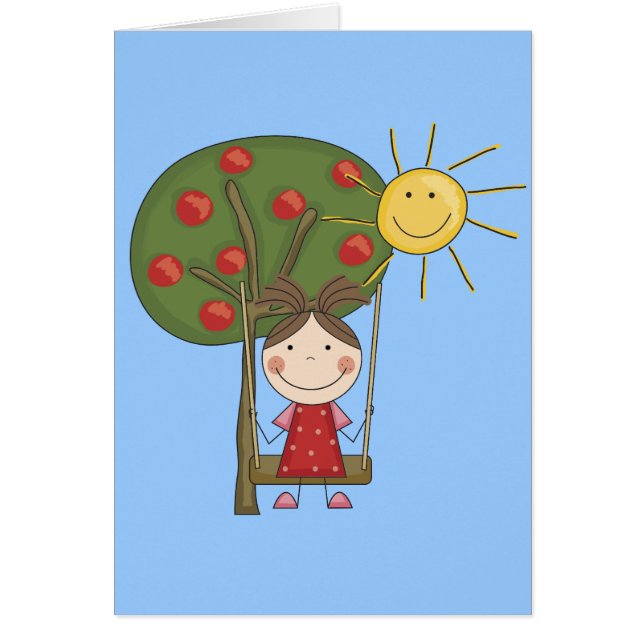 Mädchen auf Schwingen-T - Shirts und Geschenken (Vorne)