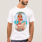 Mädchen auf Strand T-Shirt (Vorderseite)