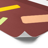 Mädchen auf Urlaub Poster (Ecke)