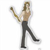 Mädchen Aufkleber (Vorderseite)