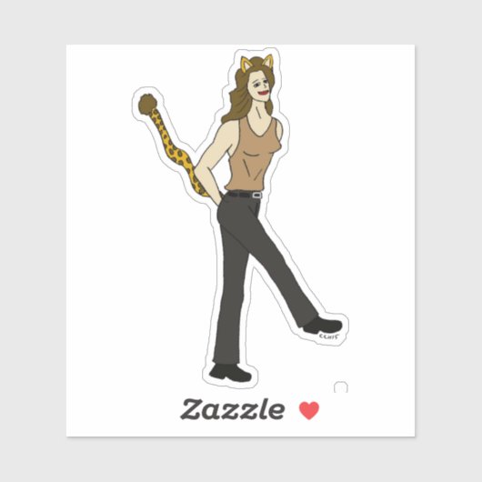 Mädchen Aufkleber (Blatt)