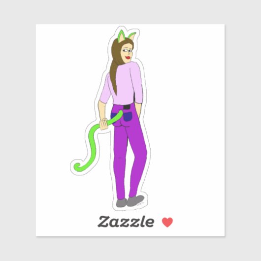 Mädchen Aufkleber (Blatt)