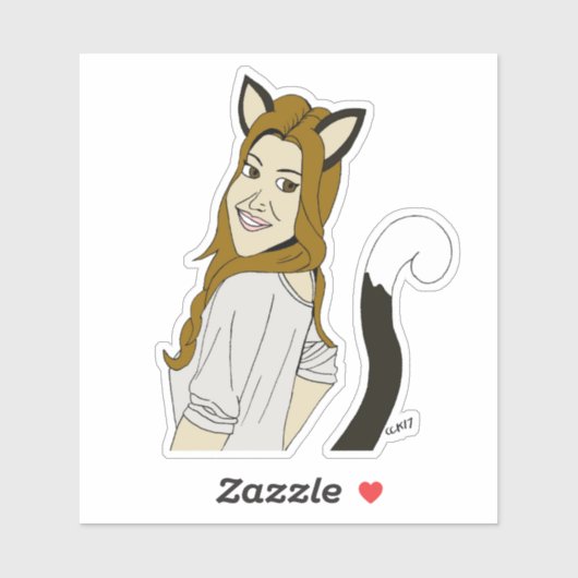 Mädchen Aufkleber (Blatt)