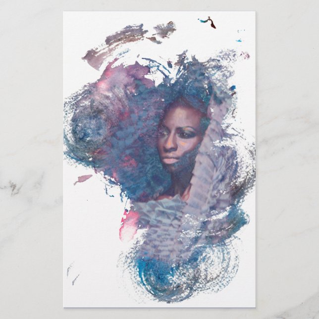 Mädchen aus Afrika (Vorderseite)