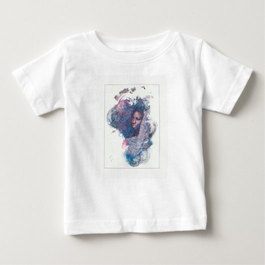 Mädchen aus Afrika Baby T-shirt (Vorderseite)